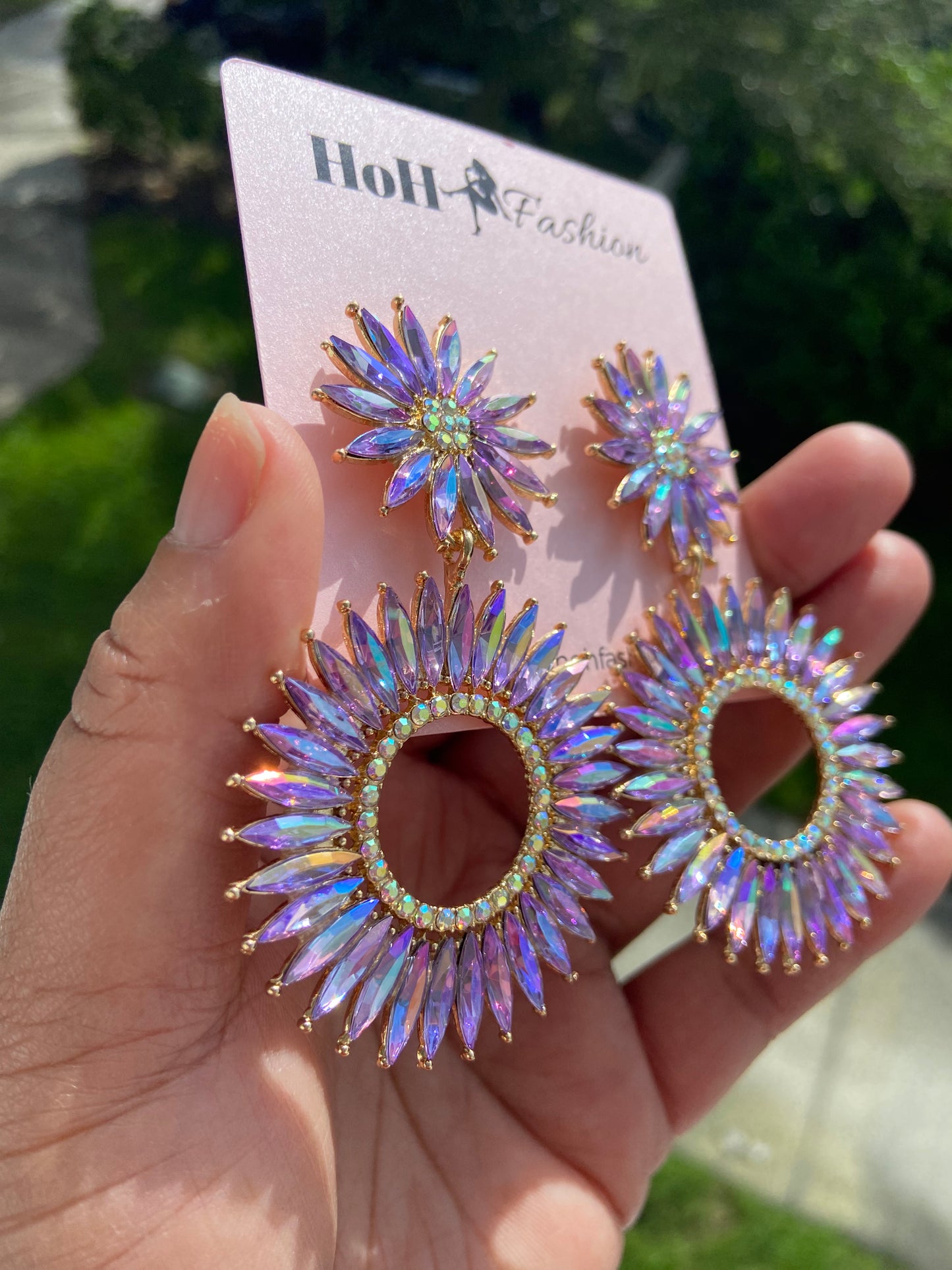 Lustful Lavender Earrings