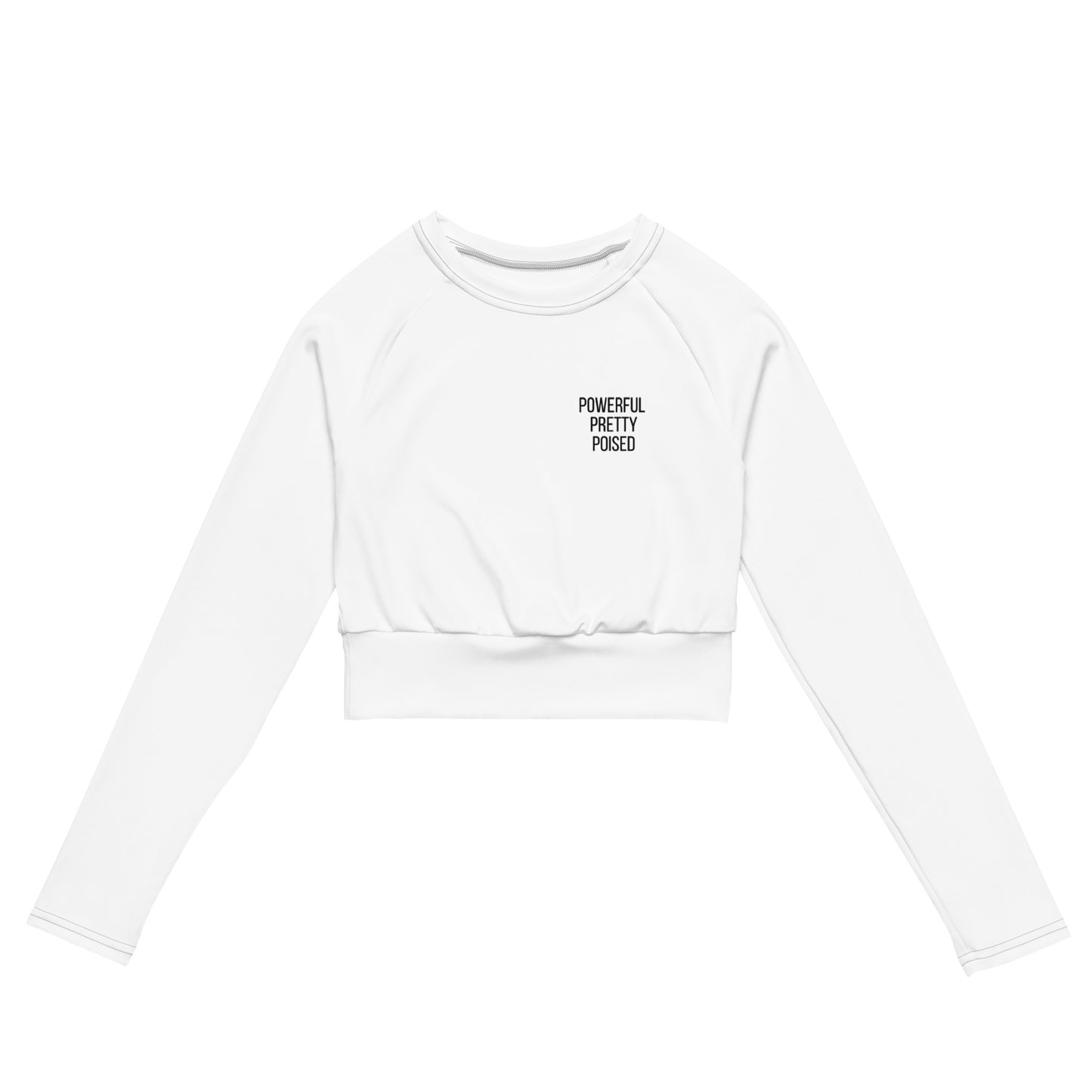 Triple P Long-Sleeve Crop Top