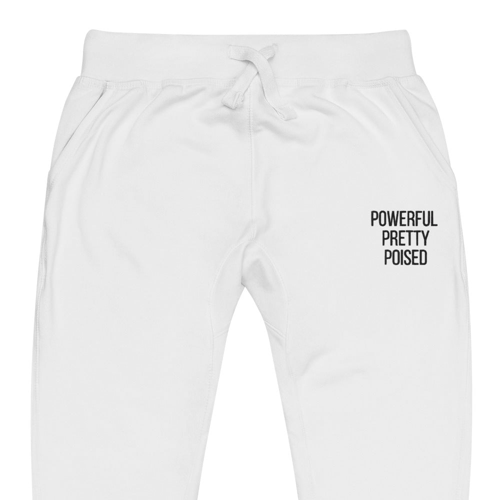 Triple P Fleece Sweatpants - Black Font